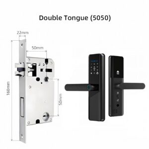 Cerradura Inteligente Smart Chapa Biometrica Digital Wifi Negro X12 Pro - Imagen 7