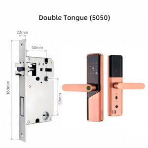 Cerradura Inteligente Smart Chapa Biometrica Digital Wifi Dorado X12 Pro - Imagen 7