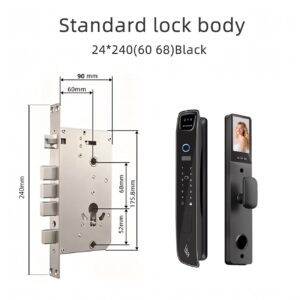 Cerradura Inteligente Smart Apertura Facial 3d Mj5s Negro - Imagen 7