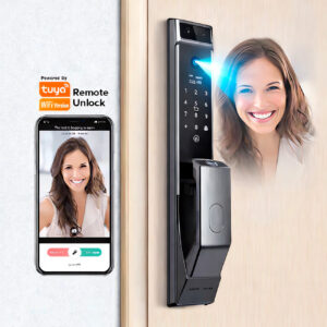 Cerradura Inteligente Smart Apertura Facial 3d Wifi H003 Negro - Imagen 2