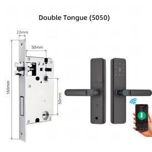Cerradura Inteligente Smart Chapa Biométrica Digital Wifi Negro K9 - Imagen 7