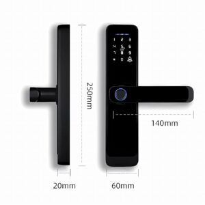 Cerradura Inteligente Smart Chapa Biométrica Digital Wifi Negro A15 - Imagen 5