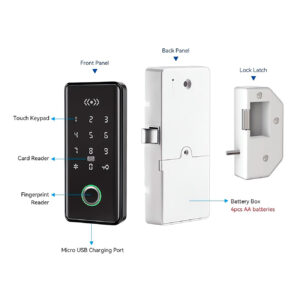 Cerradura Inteligente Smart Biométrica Bluetooth A3 Negro - Imagen 8