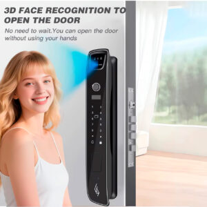 Cerradura Inteligente Smart Apertura Facial 3d Mj5s Negro - Imagen 3