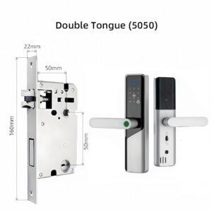 Cerradura Inteligente Smart Chapa Biometrica Digital Wifi Plata X12 Pro - Imagen 7