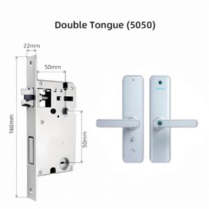 Cerradura Inteligente Smart Biométrica Wifi X6 Pro Plata - Imagen 7