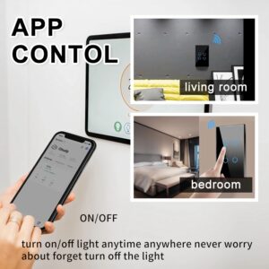 Interruptor Inteligente Universal Wifi Luz Smart Negro Alexa 2 Bandas - Imagen 4