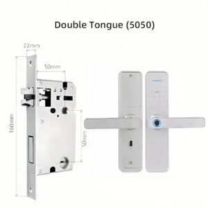 Cerradura Inteligente Smart Chapa Biometrica Digital Wifi Plata X9 - Imagen 7