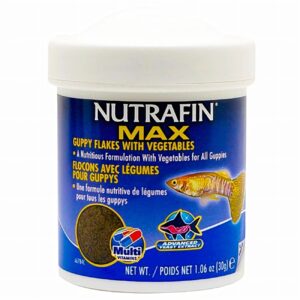 Nutrafin Max Alimento Vegetal Para Peces Guppy 30 Gr. - Imagen 1