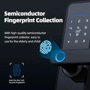 Cerradura Inteligente Smart Chapa Biometrica Digital Wifi Plata X9 - Imagen 3