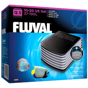 Bomba aire Fluval Q.5, 37 a 190 lt., 120 l/h, 1 salida Hagen - Imagen 1