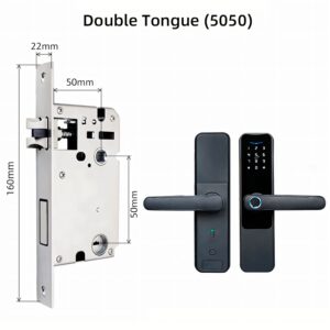 Cerradura Inteligente Smart Chapa Biometrica Digital Wifi Negro A2 - Imagen 7