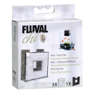 Fluval Chi, pack de 3 almohadillas + 1 esponja  Hagen - Imagen 1