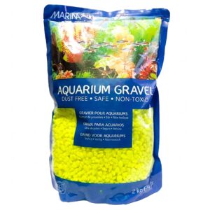 Grava decorativa Marina, color verde limón x 2 Kg. Hagen - Imagen 1
