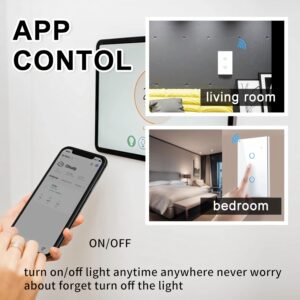 Interruptor Inteligente Universal Wifi Luz Smart Blanco Alexa 1 Banda - Imagen 4