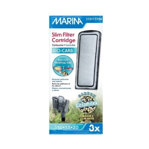 Cartucho recambio carbón act x 3 filtros Marina Slim Hagen - Imagen 1