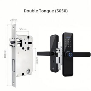 Cerradura Inteligente Smart Chapa Biometrica Digital Wifi Negro X9 - Imagen 7