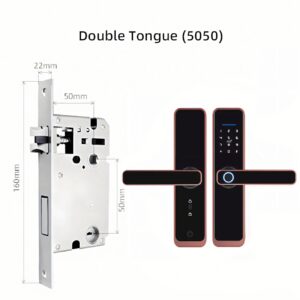 Cerradura Inteligente Smart Chapa Biometrica Digital Wifi Dorado X9 - Imagen 7