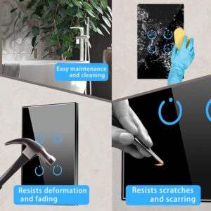 Interruptor Inteligente Universal Wifi Luz Smart Negro Alexa 1 Banda - Imagen 6