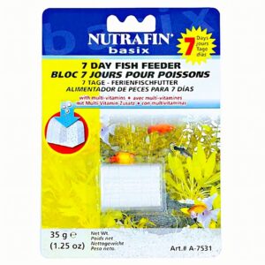 Nutrafin Basix Alimento Para Peces De 7 Dias Vacaciones 35gr - Imagen 1
