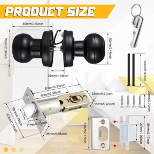 Cerradura Inteligente Smart Chapa Biometrica Pomo Perilla Negro K01 - Imagen 7