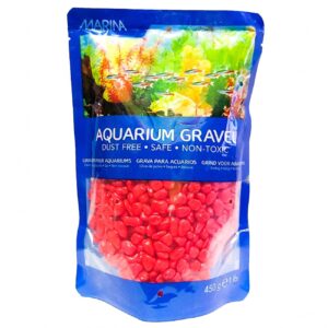 Grava decorativa Marina, color rojo x 1 lb., Hagen - Imagen 1