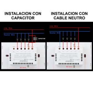 Interruptor Inteligente Universal Wifi Luz Smart Dorado Alexa 4 Bandas - Imagen 8