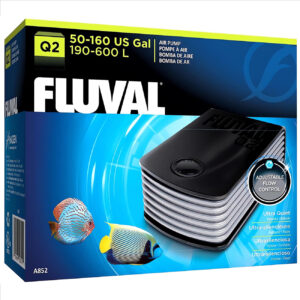 Bomba aire Fluval Q2, 190 a 600 lt., 216 l/h, 1 salida Hagen - Imagen 1