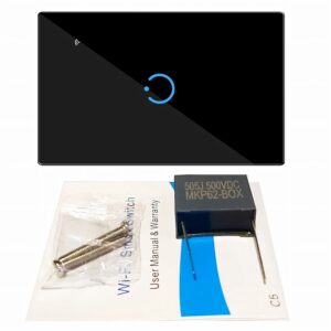 Interruptor Inteligente Universal Wifi Luz Smart Negro Alexa 1 Banda - Imagen 7