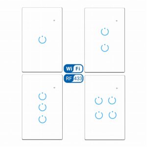 Interruptor Inteligente Universal Wifi Luz Smart Blanco Alexa 4 Bandas - Imagen 2