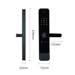 Cerradura Inteligente Smart Chapa Biométrica Wifi M3 Pro Dorado - Imagen 6