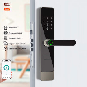 Cerradura Inteligente Smart Chapa Biométrica Wifi Lda1 Negro - Imagen 2