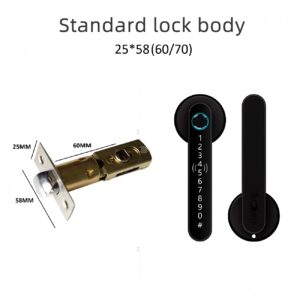 Cerradura Inteligente Smart Biométrica Bluetooth Hr24 Negro - Imagen 7