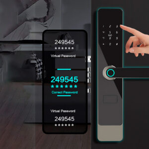 Cerradura Inteligente Smart Chapa Biométrica Wifi Lda1 Negro - Imagen 3