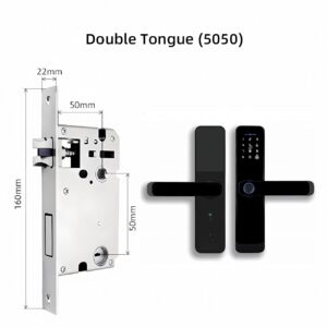 Cerradura Inteligente Smart Chapa Biométrica Digital Wifi Negro A15 - Imagen 7