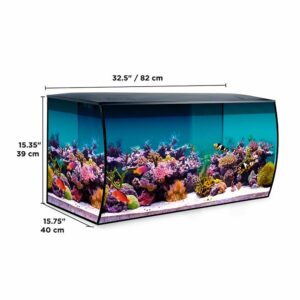 Acuario Fluval Flex Marino Kit de 123 Litros, frontal concavo Hagen - Imagen 5